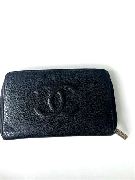 chanel zipper pouch|genuine chanel wallets.